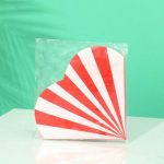 Салфетка Сердце 12шт/уп Полосы