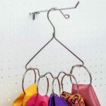 Вешалка для аксессуаров, 5 колец, L=18, цвет хром