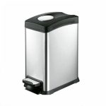 Мусорное ведро с педалью, 12 л, металл