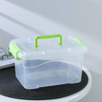 Контейнер для хранения пластиковый с крышкой «Дипломат», 25x17,5x13 см, цвет МИКС