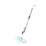 Швабра для мытья пола Pioneer с распылителем, 300 мл, 120 см, цвет белый-синий