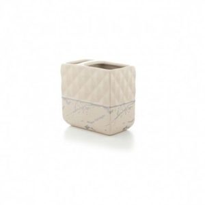 Стакан для щётки и пасты Nero, керамика, цвет бежевый