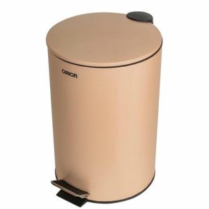 Мусорное ведро с педалью ORION 12 л, цвет бежевый матовый