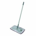 Швабра, с широкой платформой микрофибра, ручка металл телескопическая 120 см,