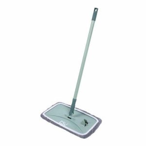 Швабра, с широкой платформой микрофибра, ручка металл телескопическая 120 см,