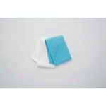 Набор салфеток из микрофибры для посуды, 2 шт, цвет белый/голубой, 50х50 см