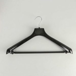 Вешалка-плечики для верхней одежды, размер 48-50, цвет чёрный