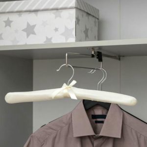 Вешалка мягкая «Радуга», размер 40-42, цвет белый