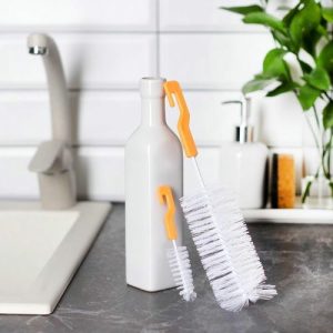 Набор ёршиков для посуды, 2 шт: 3x13 см, 5,5x23 см, цвет МИКС