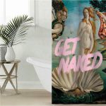 Штора для ванной Этель Get naked 145 х 180 см, полиэстер