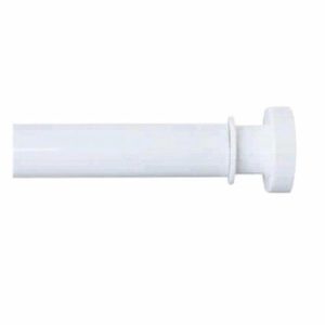 Карниз для ванной комнаты IDDIS 110-200 см, белый