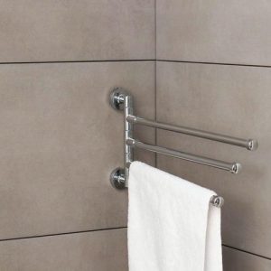 Держатель для полотенец с тремя поворотными панелями Accoona цвет хром