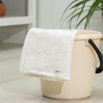 Тряпка для мытья полов, плотность 200 г/м2, оверлок