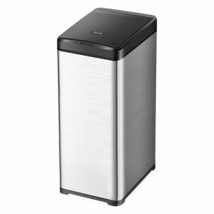 Ведро для мусора сенсорное Pioneer 42 л, серебристое