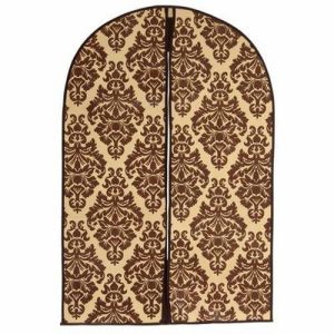 Чехол для одежды 60x90 см, спанбонд, цвет коричнево-бежевый