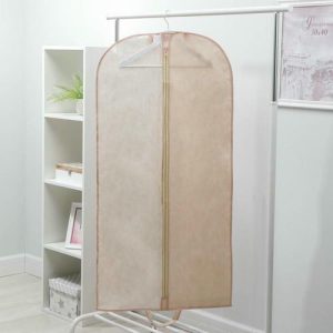 Чехол для одежды 60x120 см, спанбонд, цвет бежевый
