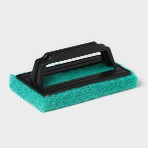 Щётка абразивная с ручкой Доляна, 15x9 см, цвет МИКС