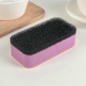 Губка для уборки «Мягкий блеск», 3в1