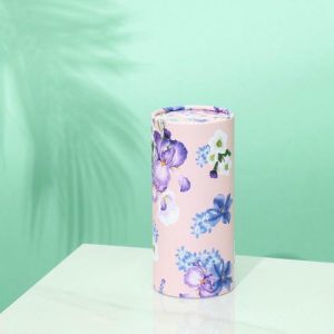 Салфетки в тубусе 50 шт, 2 слоя Цветы