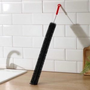 Ёрш чистящий Доляна, гибкий, 71x5,5 см, цвет чёрный