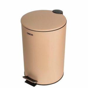 Мусорное ведро с педалью ORION 7 л, цвет бежевый матовый