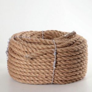 Канат кручёный джутовый строительный, d=18 мм, 50 м, моток