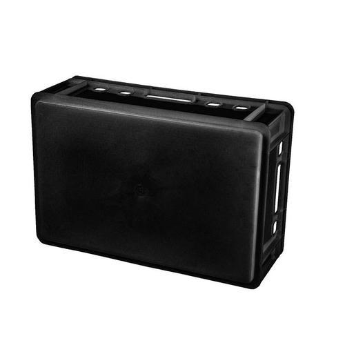 Ящик пластиковый, 207 Е2П, 60х40х20см, черный — изображение 2