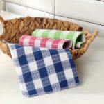 Салфетка для уборки Доляна «Клетка», 30x30 см, цвет МИКС