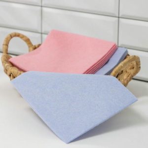 Набор салфеток универсальных Доляна, тряпки для уборки, 30x34 см, 10 шт, плотность 80 г/м2, цвет микс