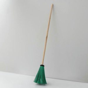 Метла полипропиленовая «Простая», с берёзовым черенком