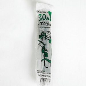 Мешки для мусора особо прочные 30 л, 13 мкм, ПНД, 30 шт, цвет чёрный