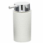 Дозатор для жидкого мыла Crimp, цвет белый, 260 мл