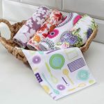 Салфетка для уборки Доляна «Яркие цветы», 25x25 см, цвет МИКС