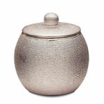 Банка для ватных дисков Lucida, цвет розовый