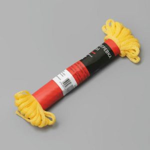 Шнур-верёвка бытовой, d=4 мм, 10 м, цвет МИКС