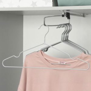 Вешалка-плечики для одежды Доляна, размер 40-44, антискользящее покрытие, цвет МИКС