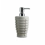 Дозатор для жидкого мыла Palm, пластик, цвет бежевый, 350 мл