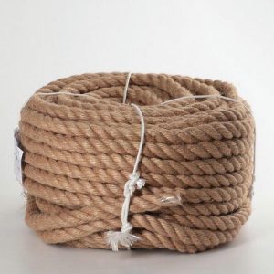 Канат кручёный джутовый строительный d=20 мм, 50 м, моток