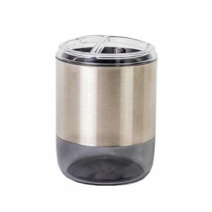 Стакан для зубной пасты и щётки Lima XL, цвет прозрачно-чёрный