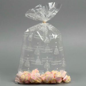 Пакет подарочный пропиленовый «Счастливого нового года», 24 х 39 см