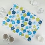 Коврик для сушки посуды Доляна «Полянка», 38x51 см, микрофибра