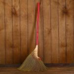Метла Сухарта бамбук 45х4х100 см МИКС