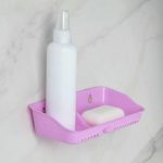 Полка для ванной с мыльницей «Алфавит», 20x9,5x4 см, цвет МИКС