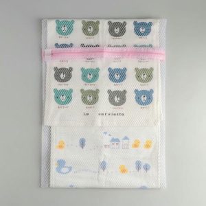 Мешок для стирки белья, 30x40 см, мелкая сетка, цвет белый