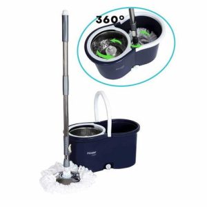 Набор для уборки Pioneer 7101S: швабра, ведро, 2 шт, 6 л, цвет синий
