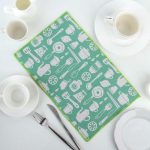 Коврик для сушки посуды Доляна «Хозяйственный», 25x40 см, лён