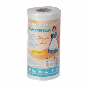 Полотенце универсальное 22x23 см, 3 рулона по 70 шт, спанлейс