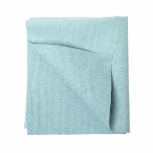 Салфетка для стекла микроволоконная ПУ 35x40 см, 245 гр/м2, синяя