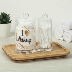 Органайзер 2в1 Мрамор, 13,5 х 14 см