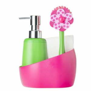 Дозатор, щётка для посуды, губка на подставке Lolaflor